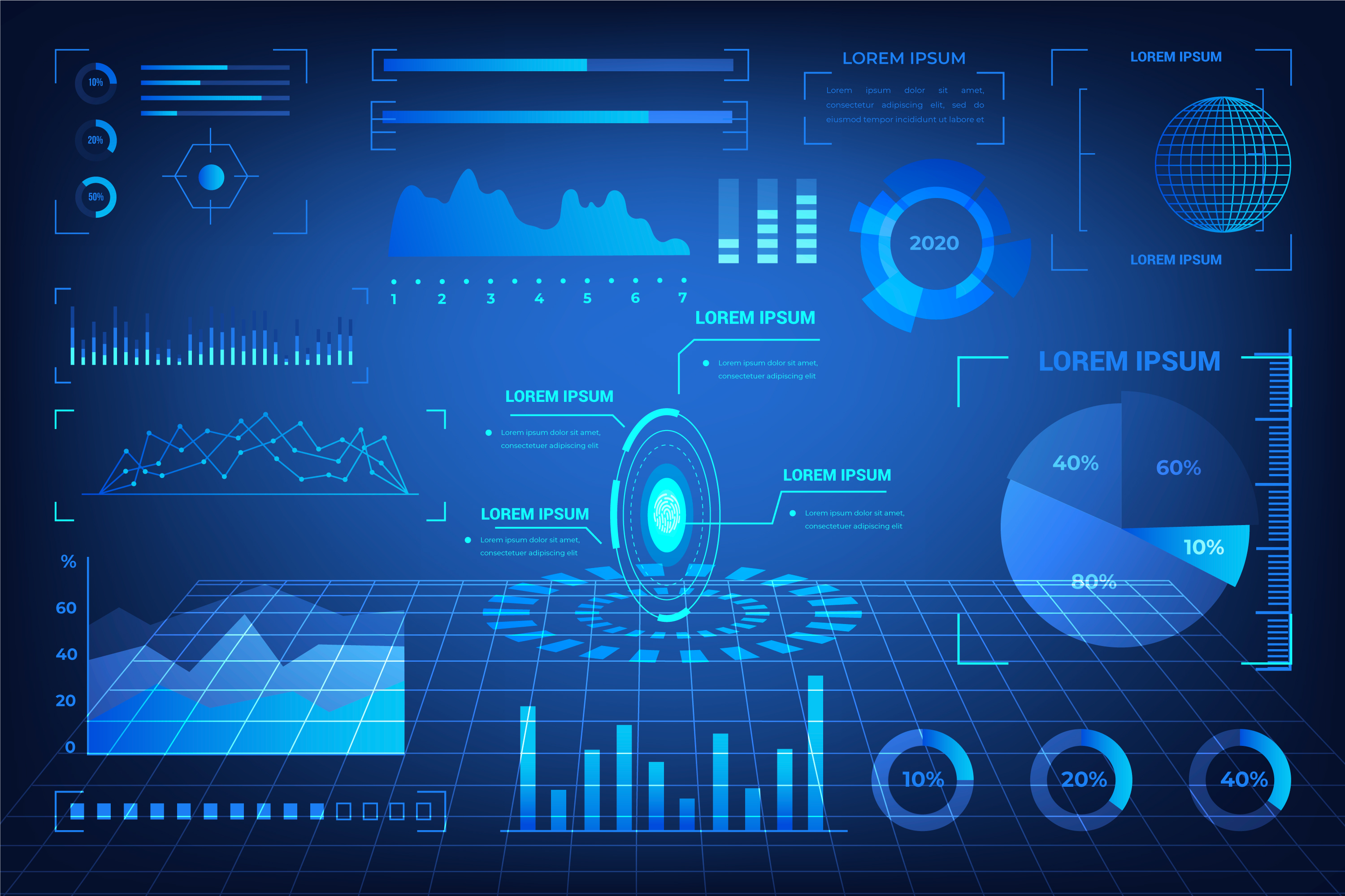 IT monitoring dashboard and security visibility